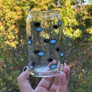 Evil Eye Beer Can Cup